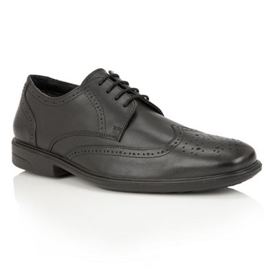 Lotus Since 1759 Black leather 'Whitfield' lace up brogues